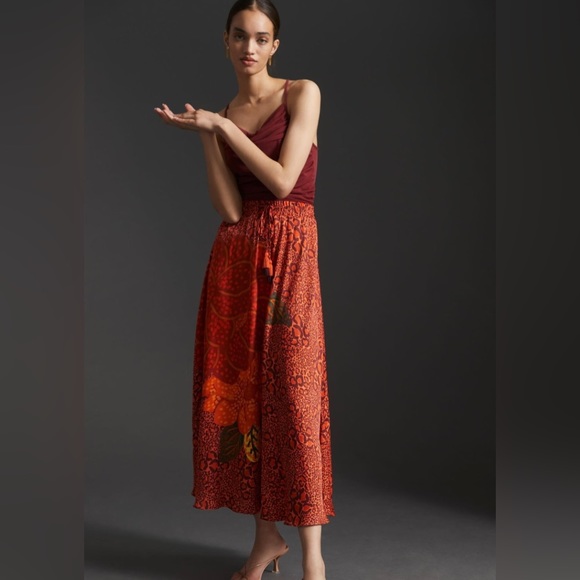 Farm x Anthropologie Printed Midi Skirt - Picture 3 of 11